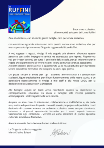 Augurio buon anno scolastico